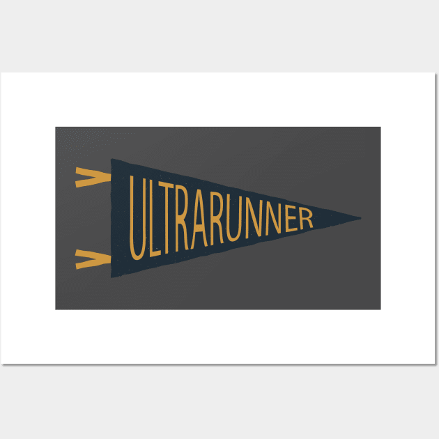Ultrarunner Pennant Wall Art by Pavement Party